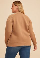 Plus Size Bomber Cardigan, C5825, small