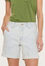 KanCan&trade;  Mid Rise Striped Adjustable Waist 6in Bermuda Short, C2806, small