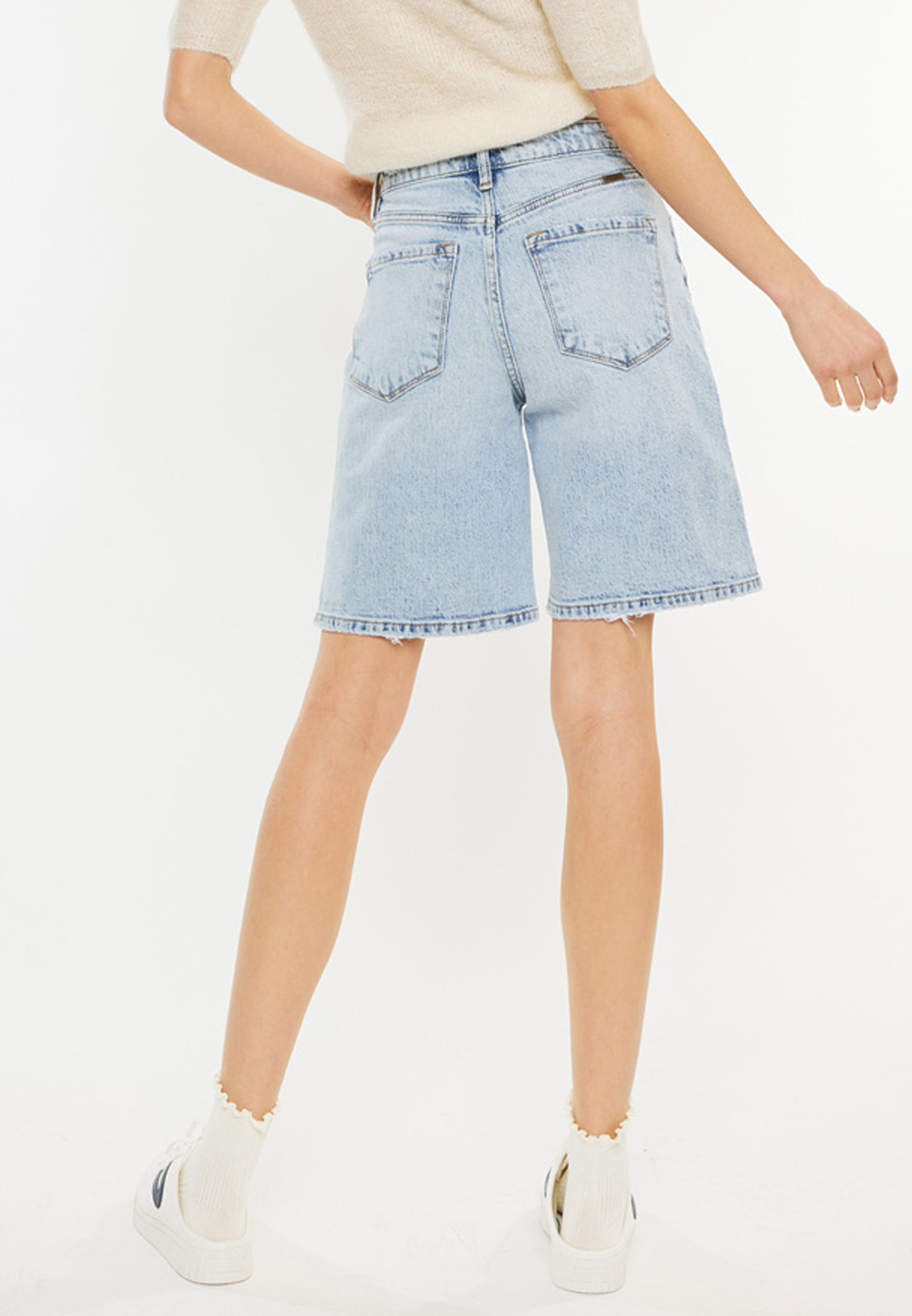 KanCan&trade; High Rise 9in Relaxed Bermuda Short, C2806, large