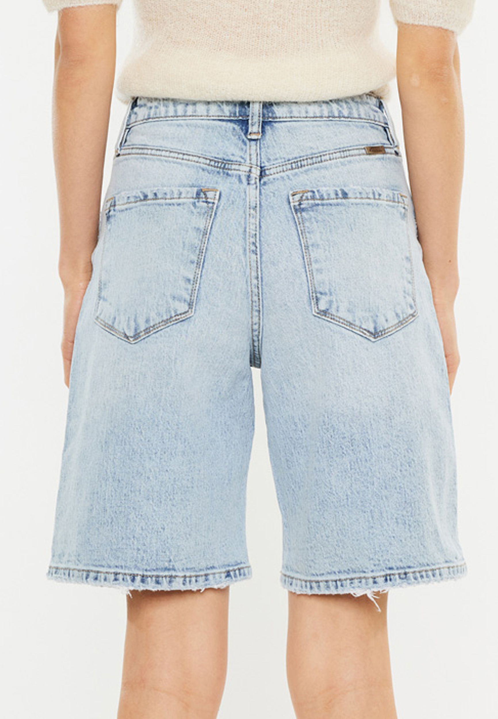 KanCan&trade; High Rise 9in Relaxed Bermuda Short, C2806, large