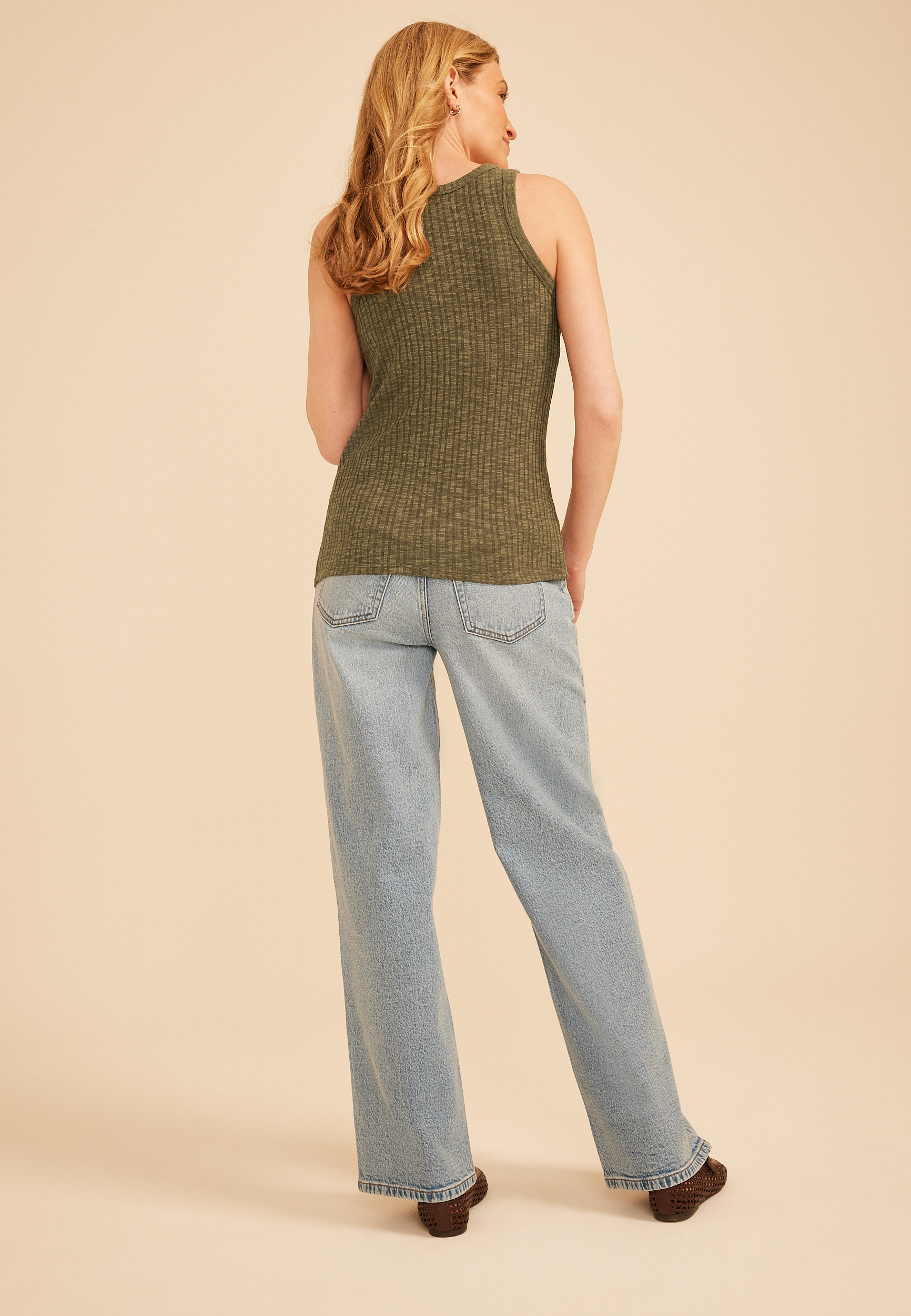24/7 Variegated Ribbed Highline Tank Top - thumbnail 5