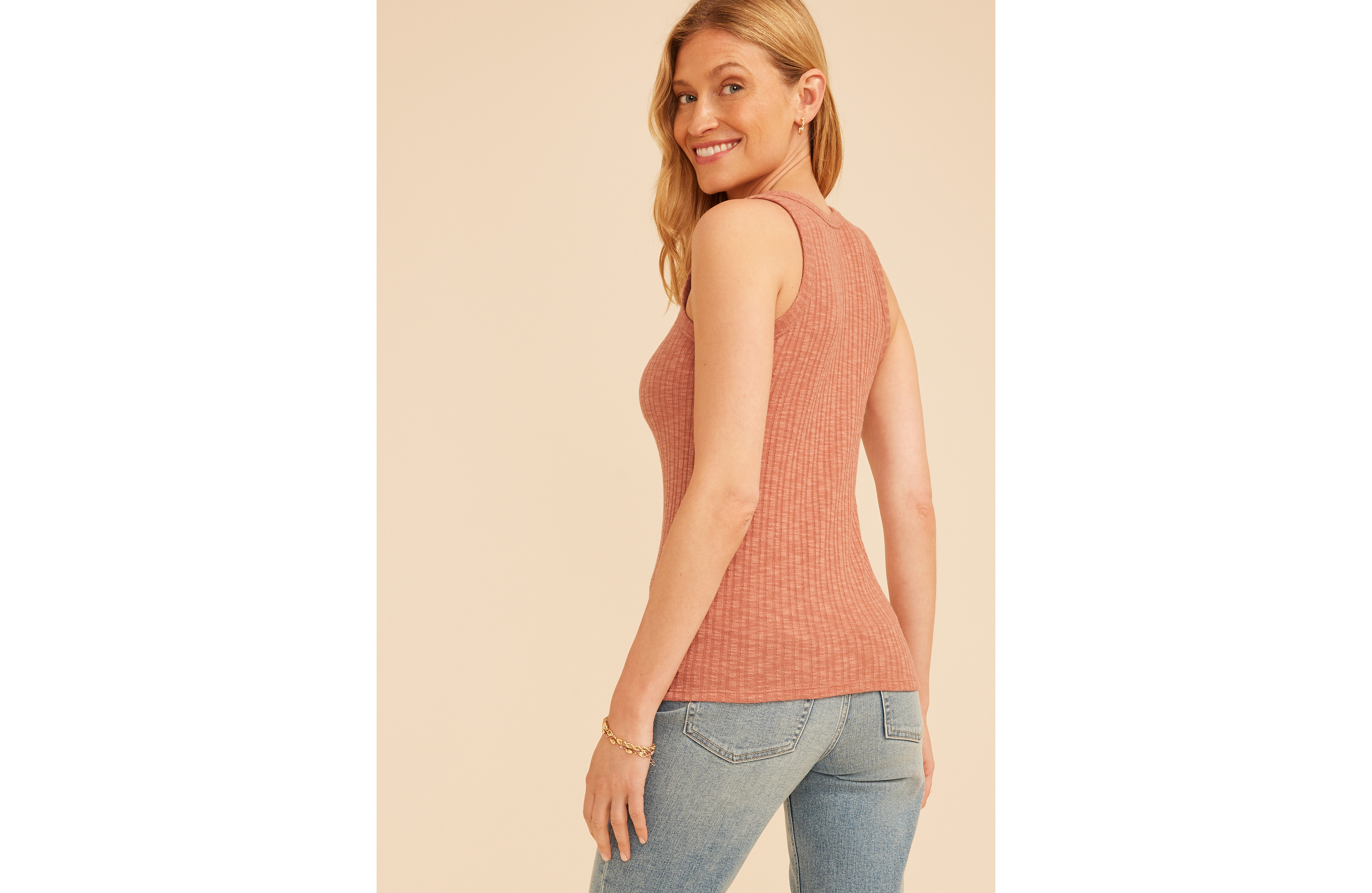 24/7 Variegated Ribbed Highline Tank Top