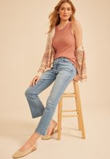24/7 Variegated Ribbed Highline Tank Top, C9585, small