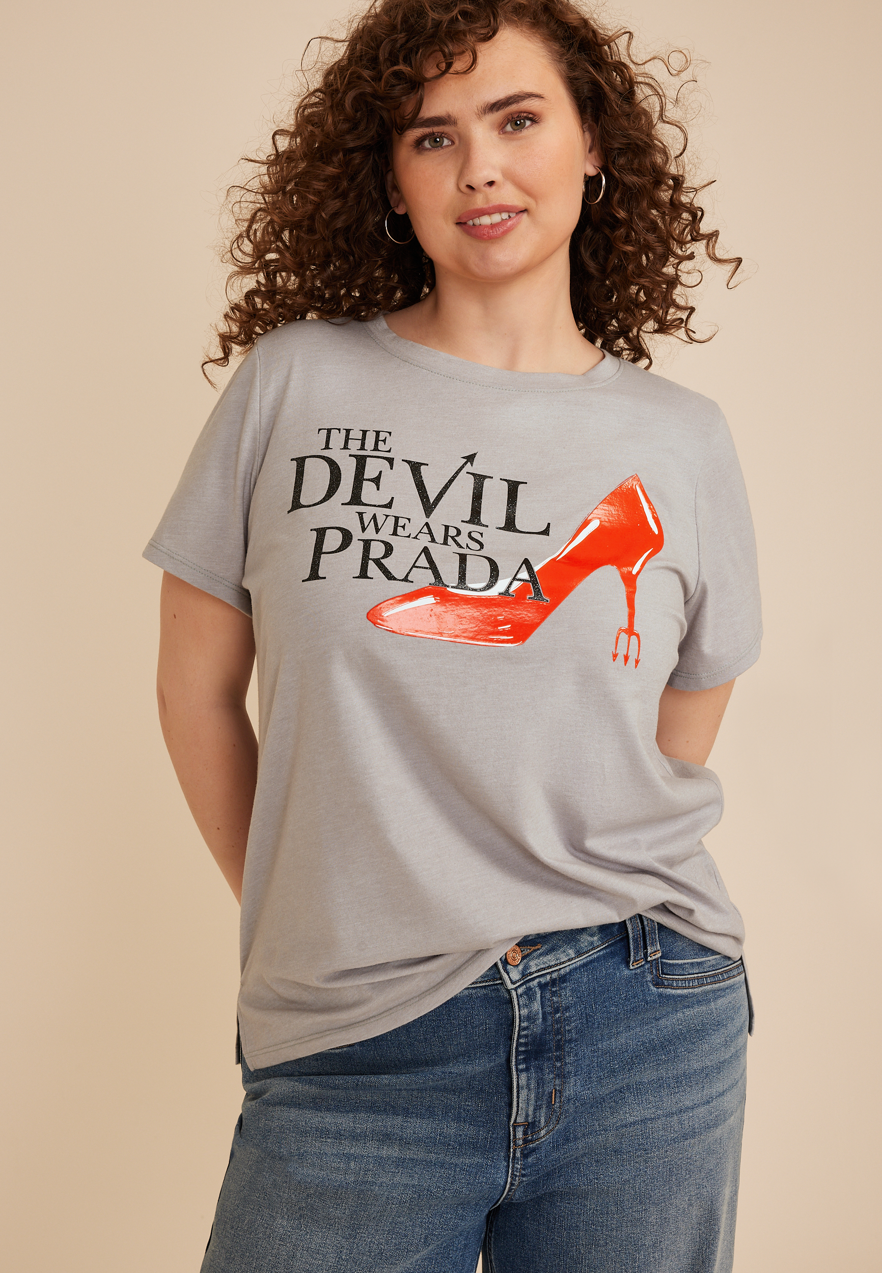 Plus Size The Devil Wears Prada Classic Fit Graphic Tee, C2691, large