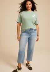 Plus Size Talk To My Dog Standard Fit Graphic Tee, DUSTY SAGE, small