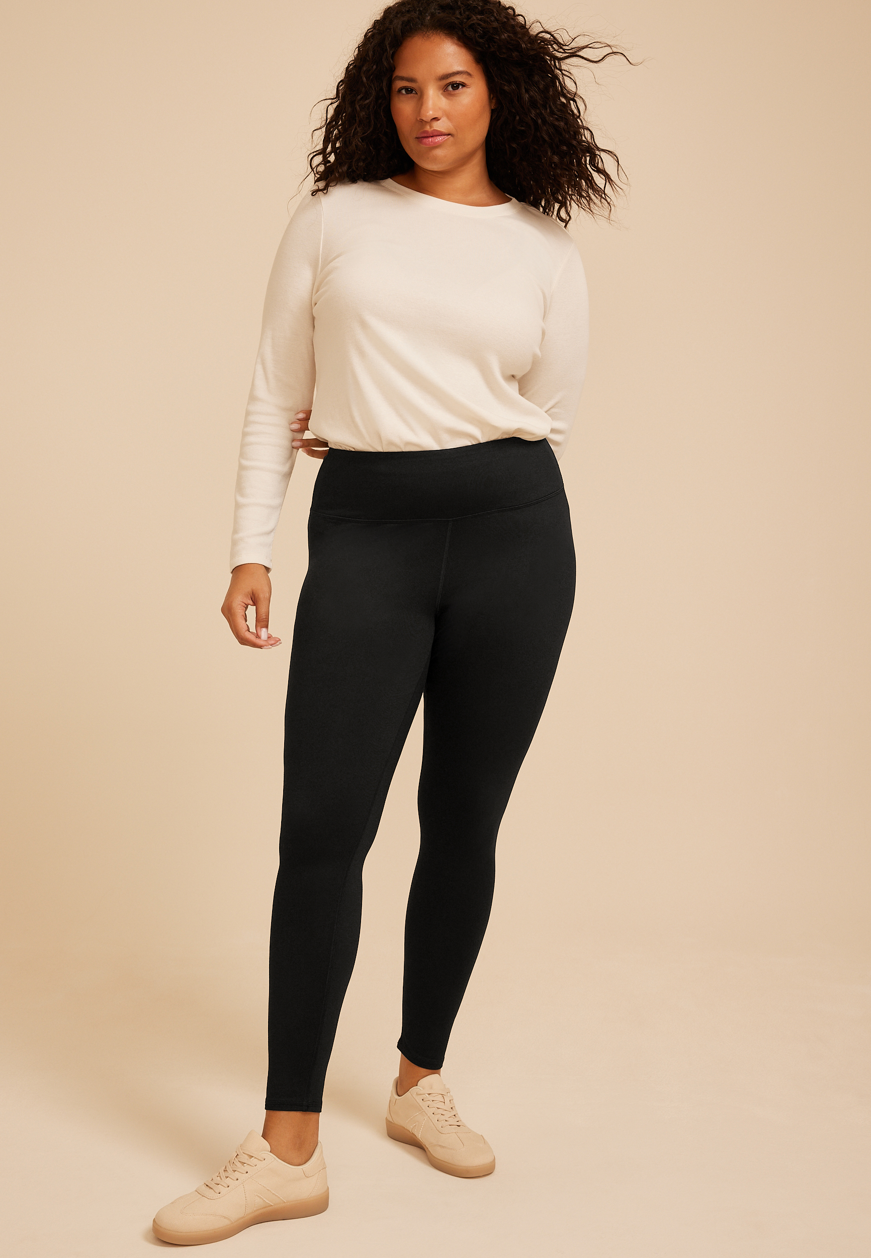 Plus Size High Rise Luxe Legging, C106, large