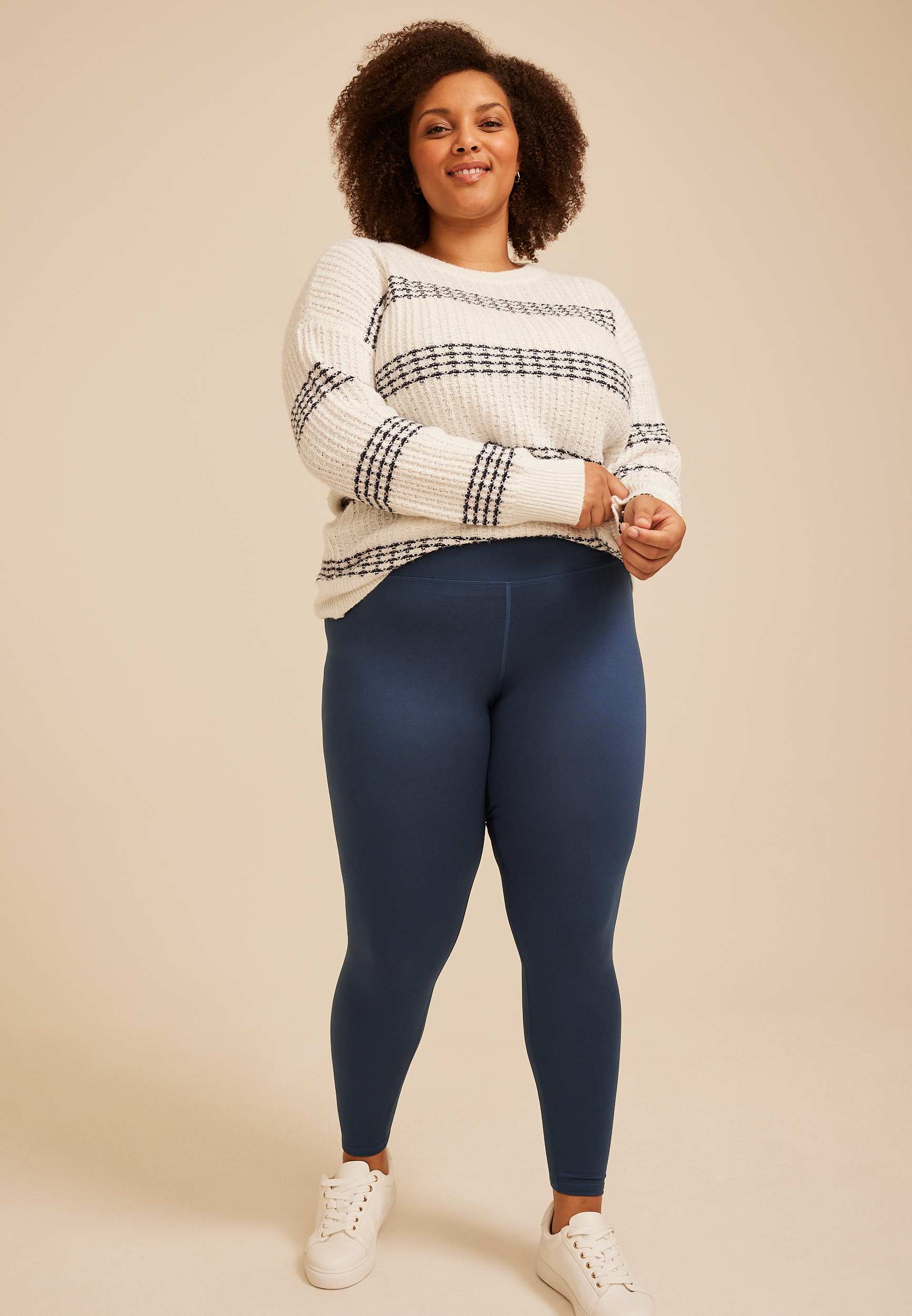 Plus Size High Rise Luxe Legging