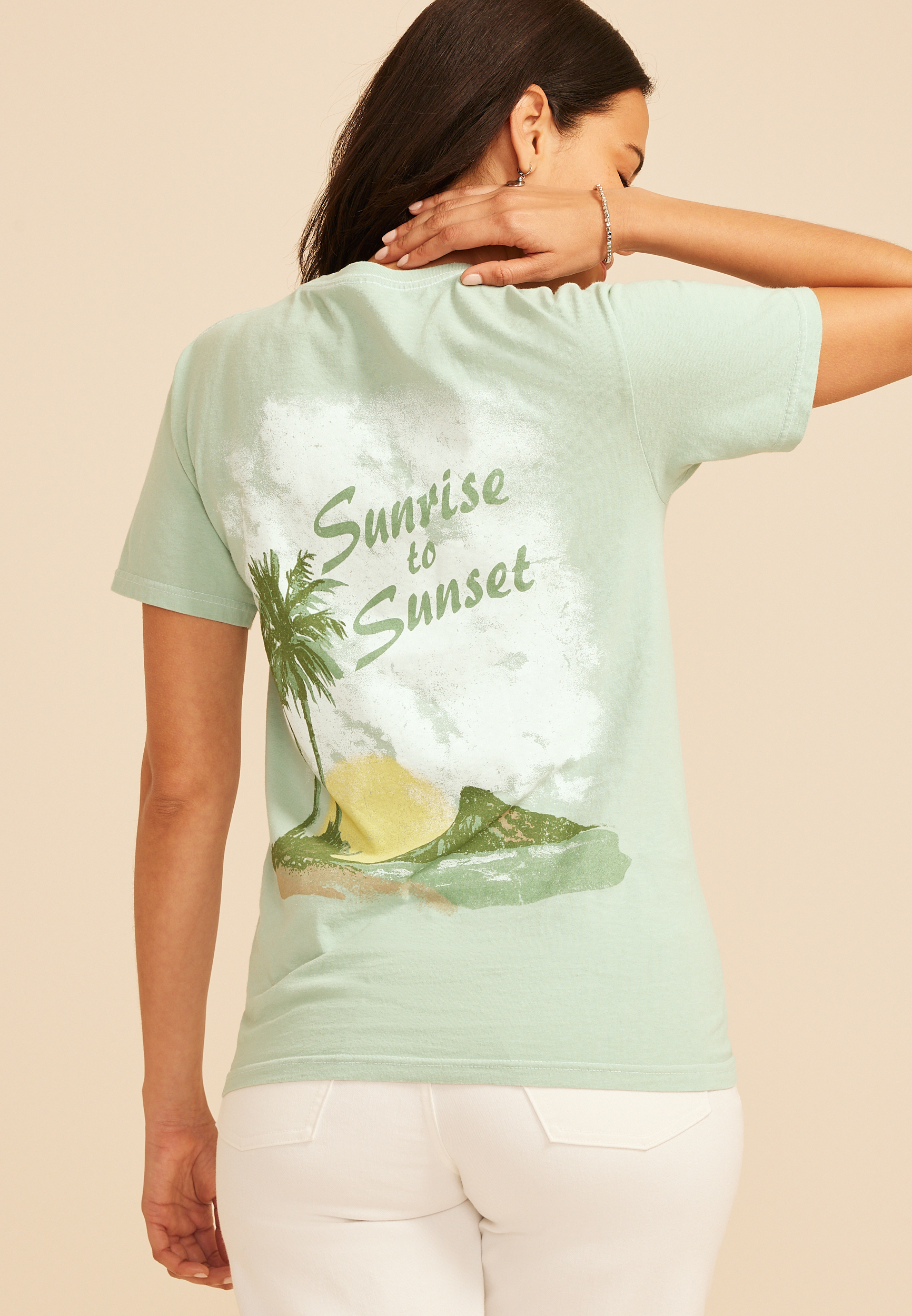 Sunrise To Sunset Standard Fit Graphic Tee, C9251, large