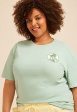Plus Size Sunrise To Sunset Standard Fit Graphic Tee, C9251, small