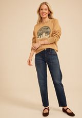 No Tricks Just Treats Halloween Graphic Sweatshirt, C8664, small