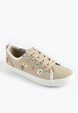 SuperCush Floral Embroidered Lace Up Sneaker, C5724, small