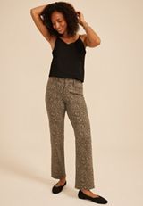 m jeans by maurices&trade; High Rise Leopard Relaxed Straight Jean, C542, small