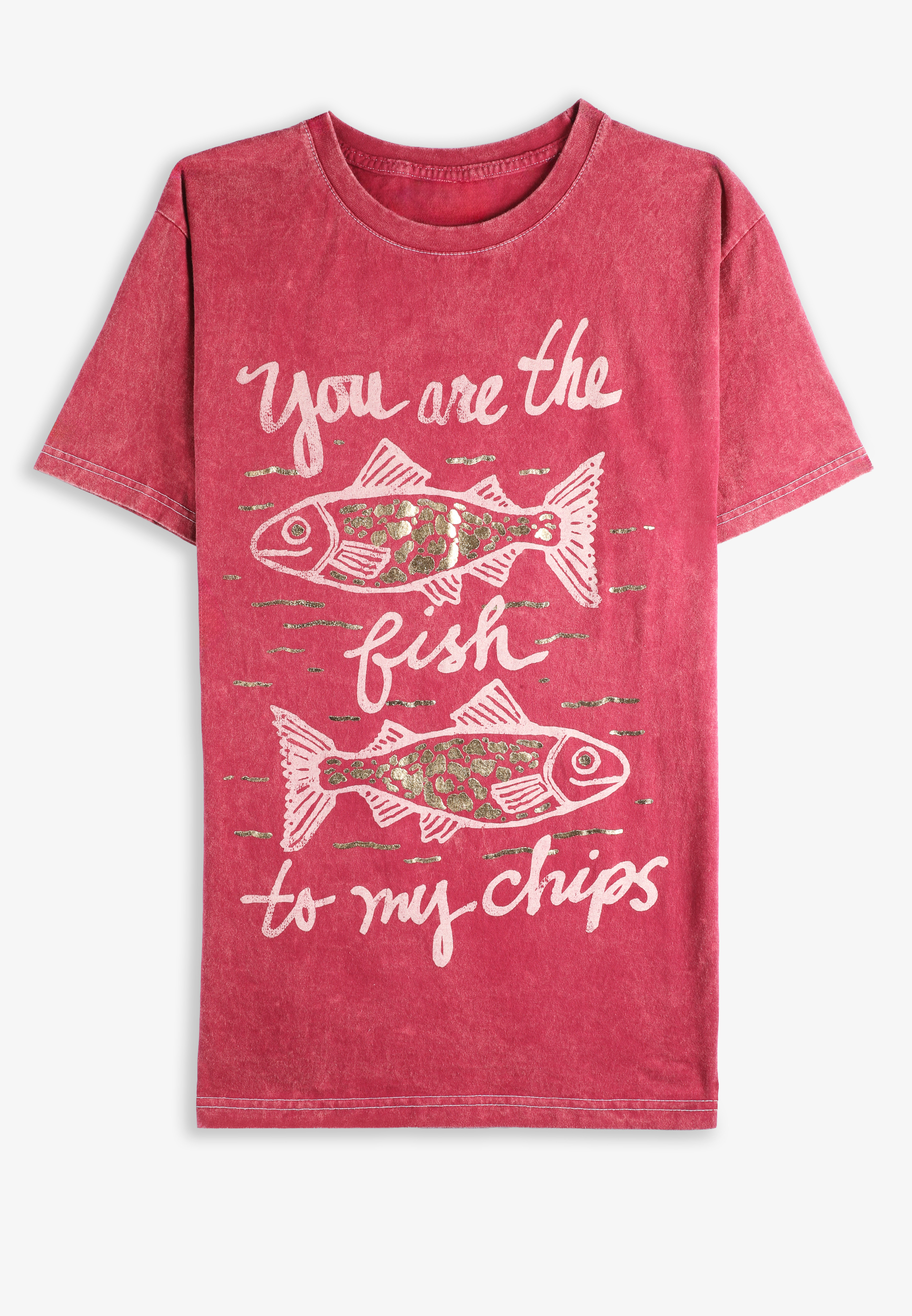 You Are The Fish To My Chips Standard Fit Graphic Tee