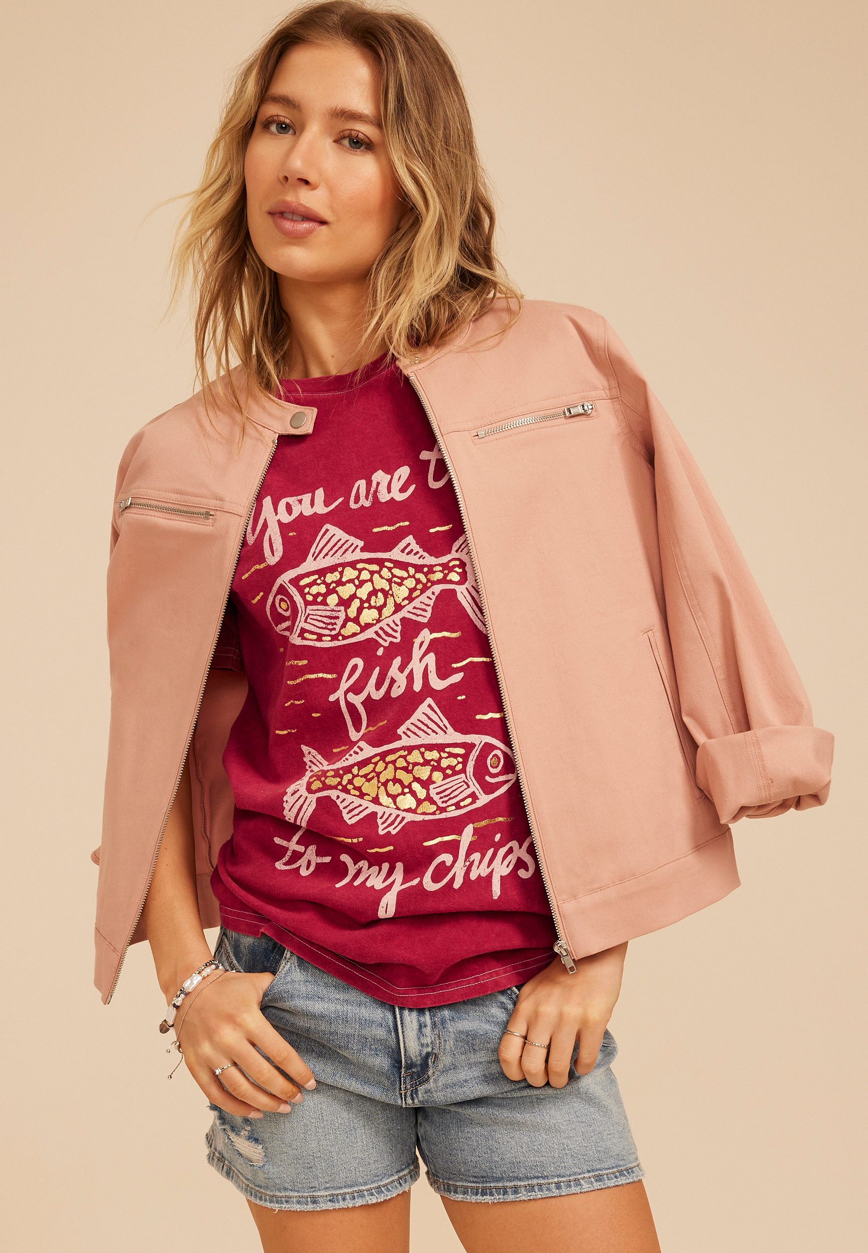 You Are The Fish To My Chips Standard Fit Graphic Tee, C4547, large