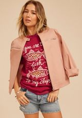You Are The Fish To My Chips Standard Fit Graphic Tee, C4547, small