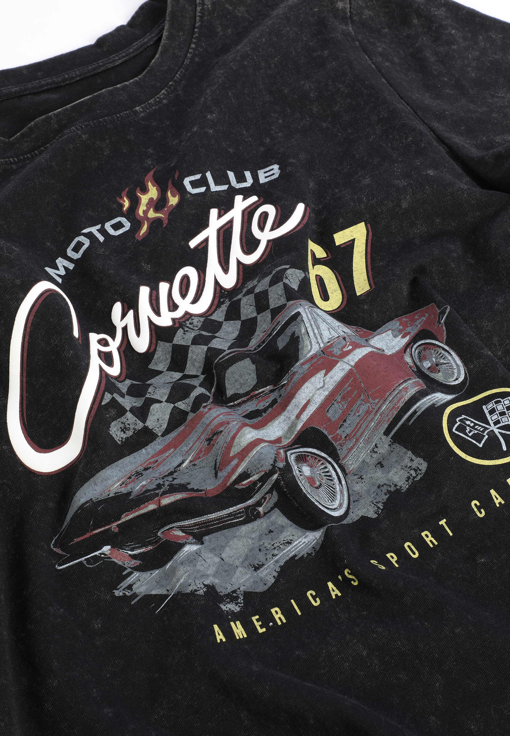 Moto Club Corvette Classic Fit Graphic Tee