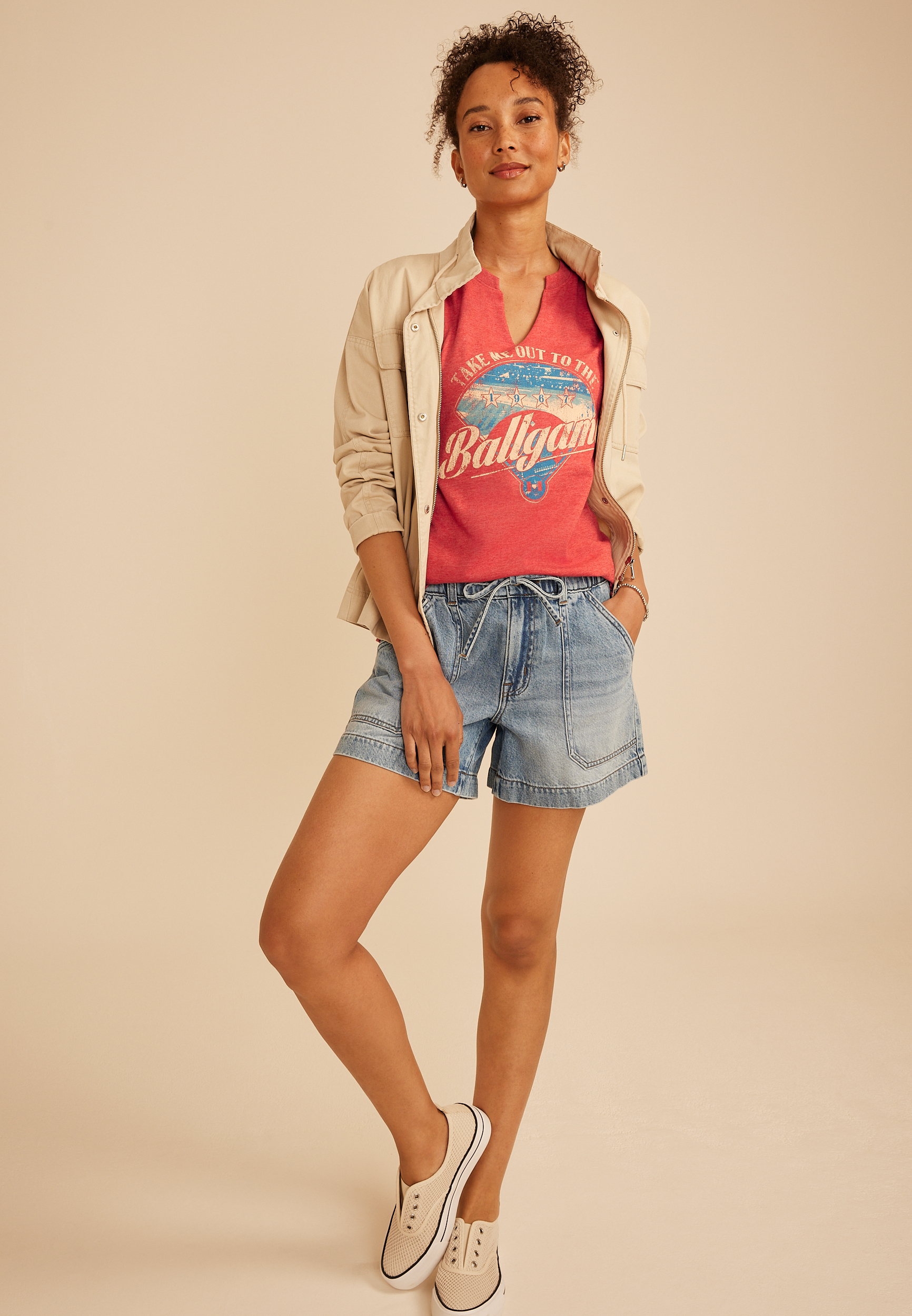 Take Me Out To The Ballgame Classic Fit Graphic Tee, C4547, large