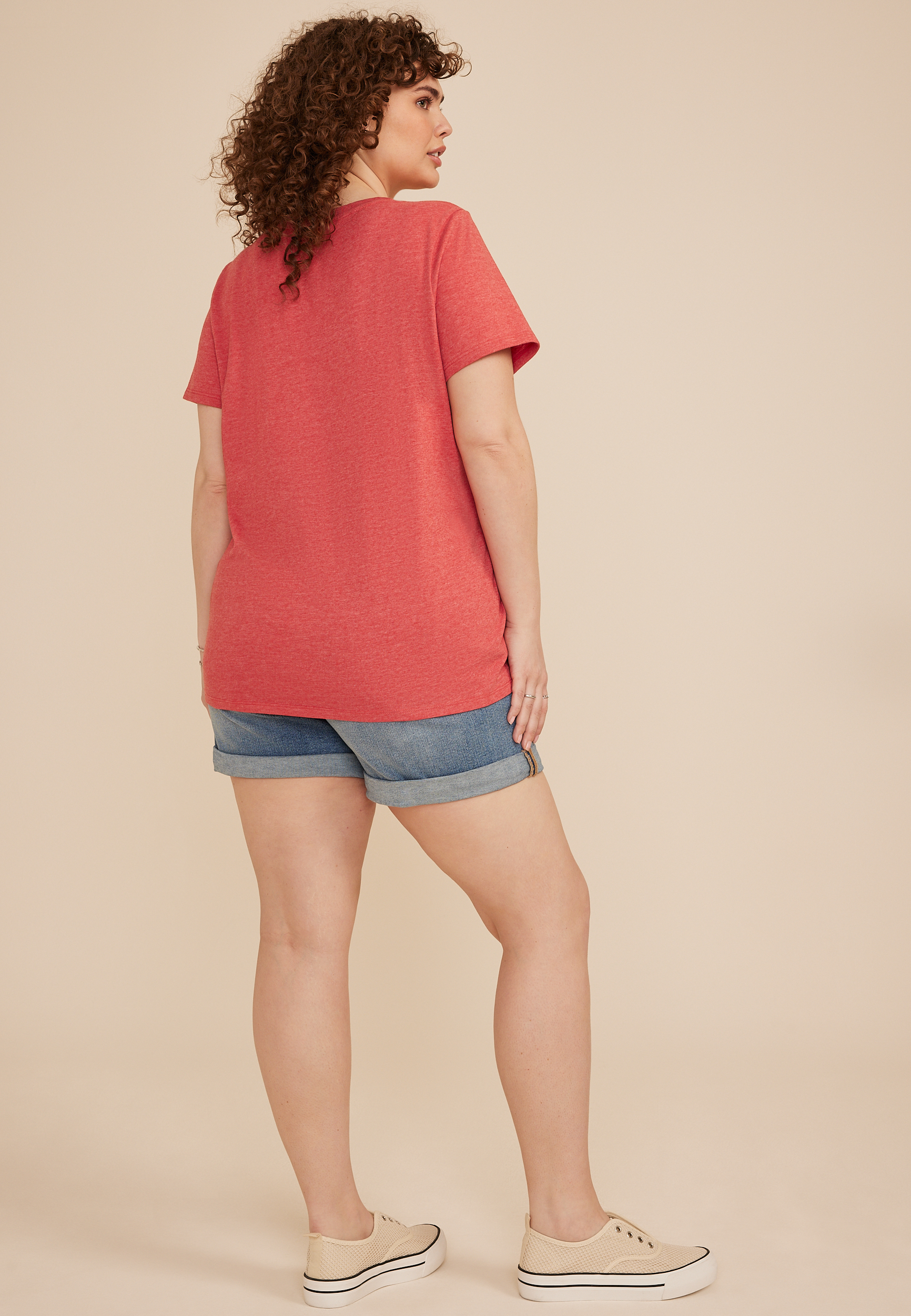 Plus Size Take Me Out To The Ballgame Classic Fit Graphic Tee, GARNET ROSE, large