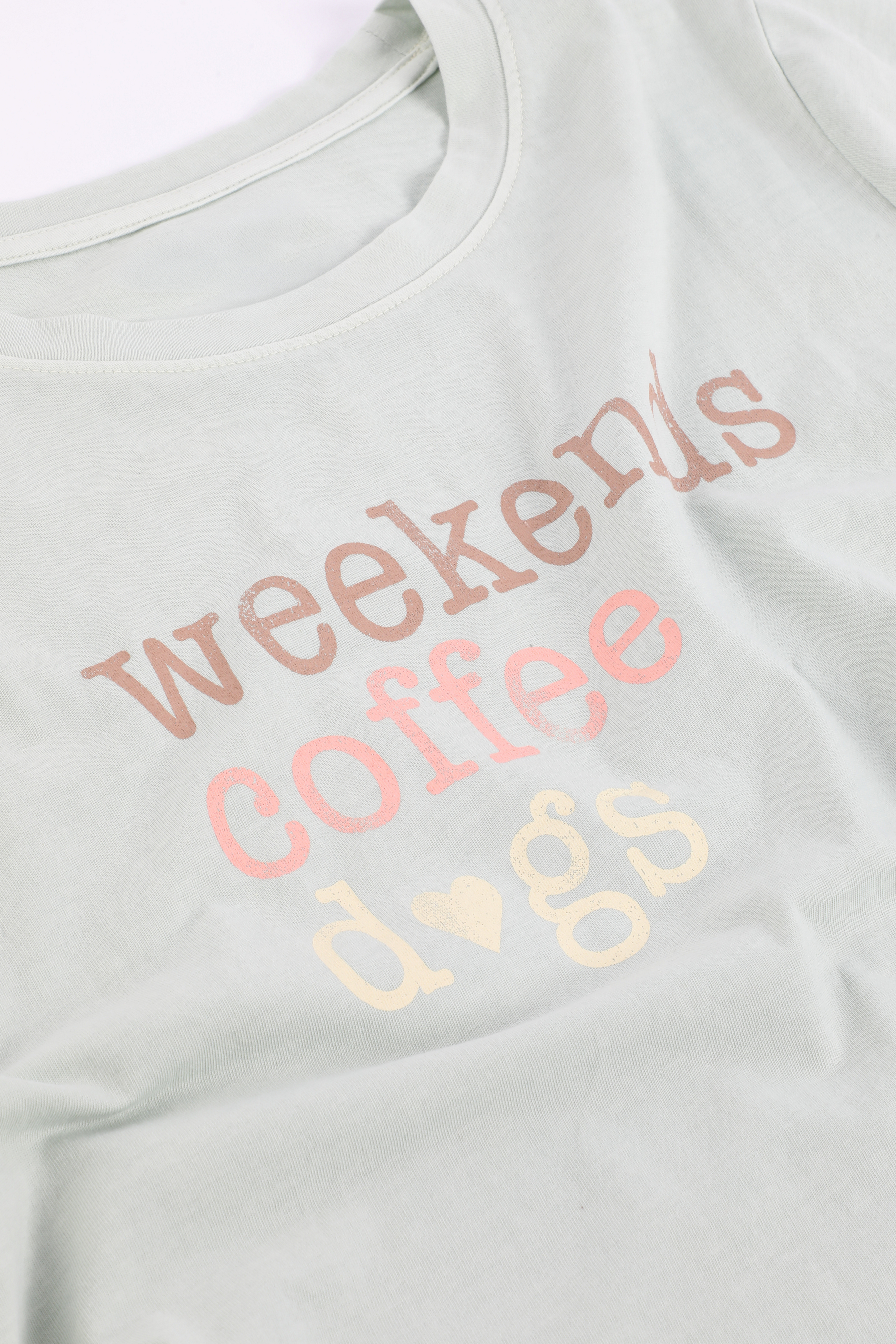 Weekends Coffee Dogs Classic Fit Graphic Tee, C9251, large