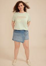 Plus Size Weekends Coffee Dogs Classic Fit Graphic Tee, C9251, small