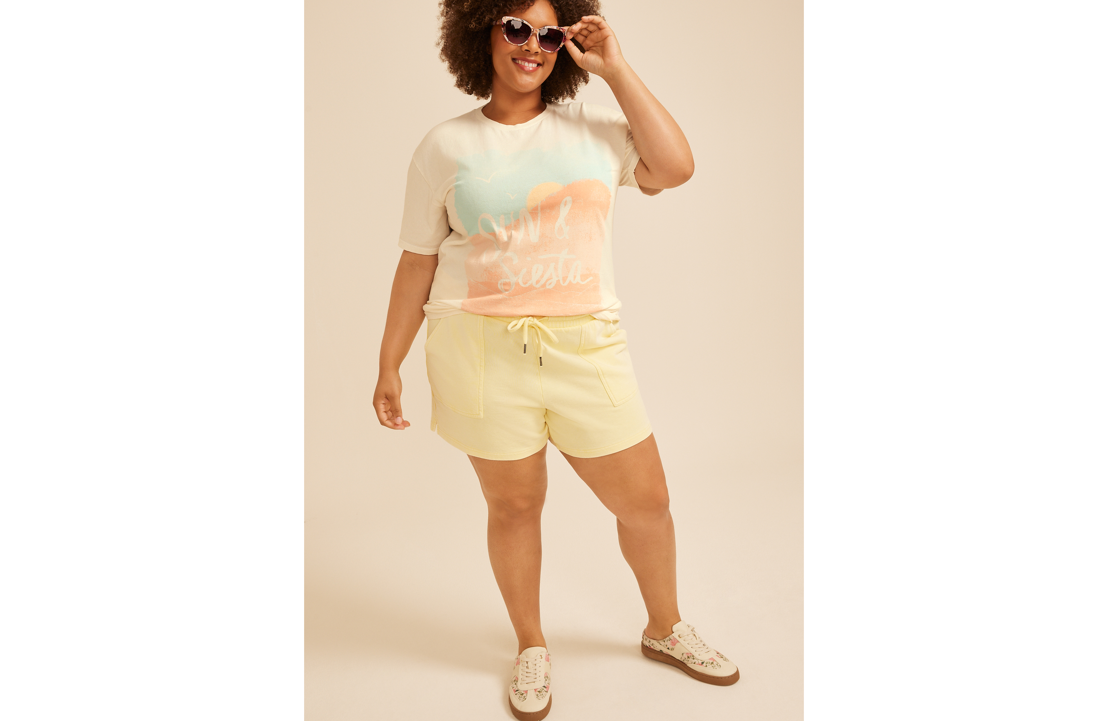 Plus Sun And Siesta Classic Fit Graphic Tee