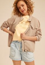 Sun Embroidered Standard Fit Graphic Tee, C6548, small
