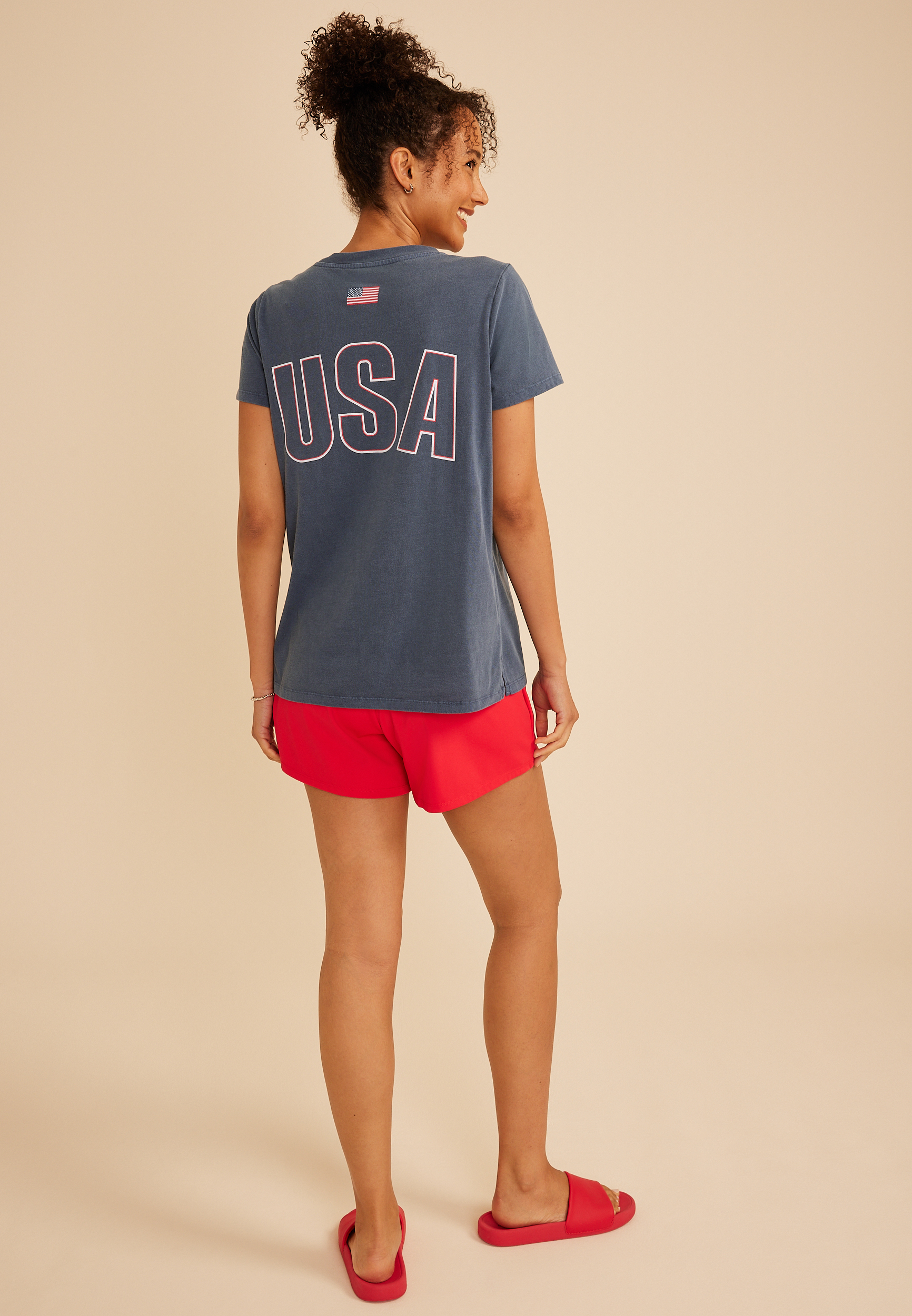 Team USA Classic Fit Graphic Tee, C1206, large