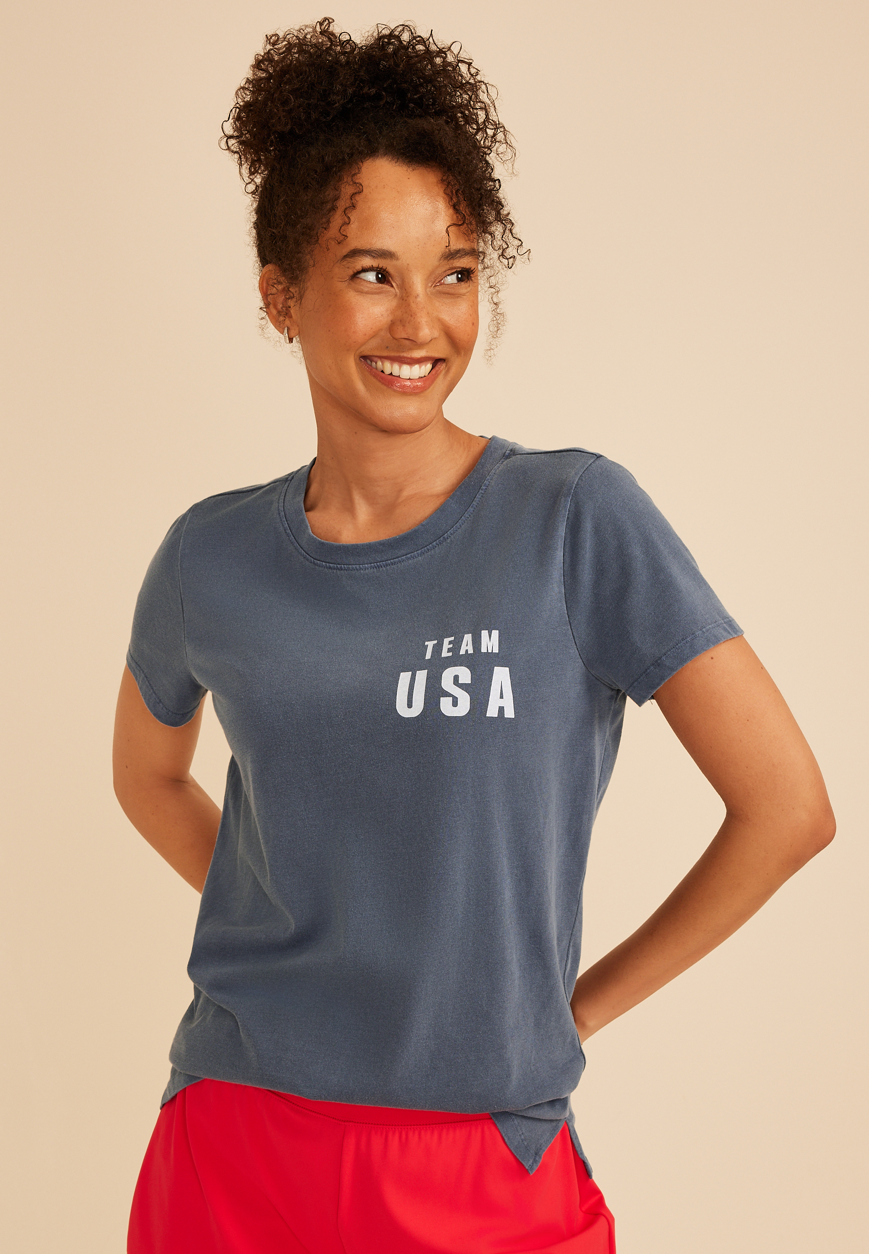 Team USA Classic Fit Graphic Tee, C1206, large