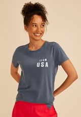 Team USA Classic Fit Graphic Tee, C1206, small