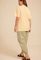 Plus Size Sun Embroidered Standard Fit Graphic Tee, C6548, small