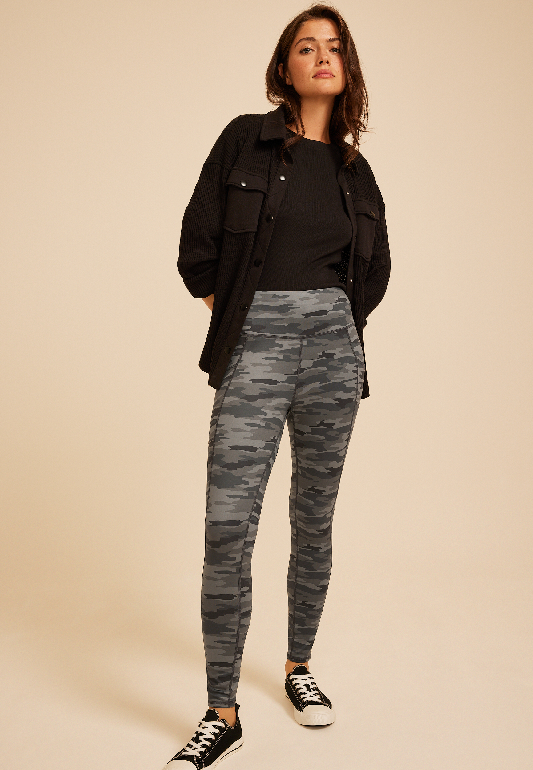 High Rise Camo Legging