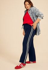 Plus Size Cloud Scuba Knit High Rise Track Pant, C1919, small
