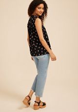 Floral Button Front Tank Top, C1756, small