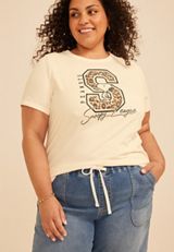 Plus Size Peanuts Snoopy League Classic Fit Graphic Tee, C2789, small
