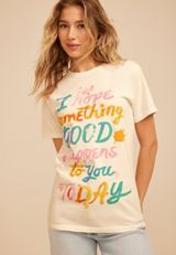 Hope Something Good Standard Fit Graphic Tee, C8232, small