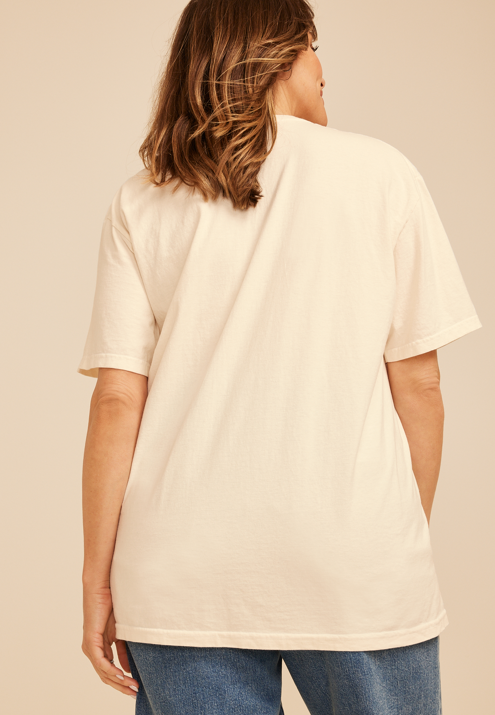 Plus Size Hope Something Good Standard Fit Graphic Tee, GARDENIA, large