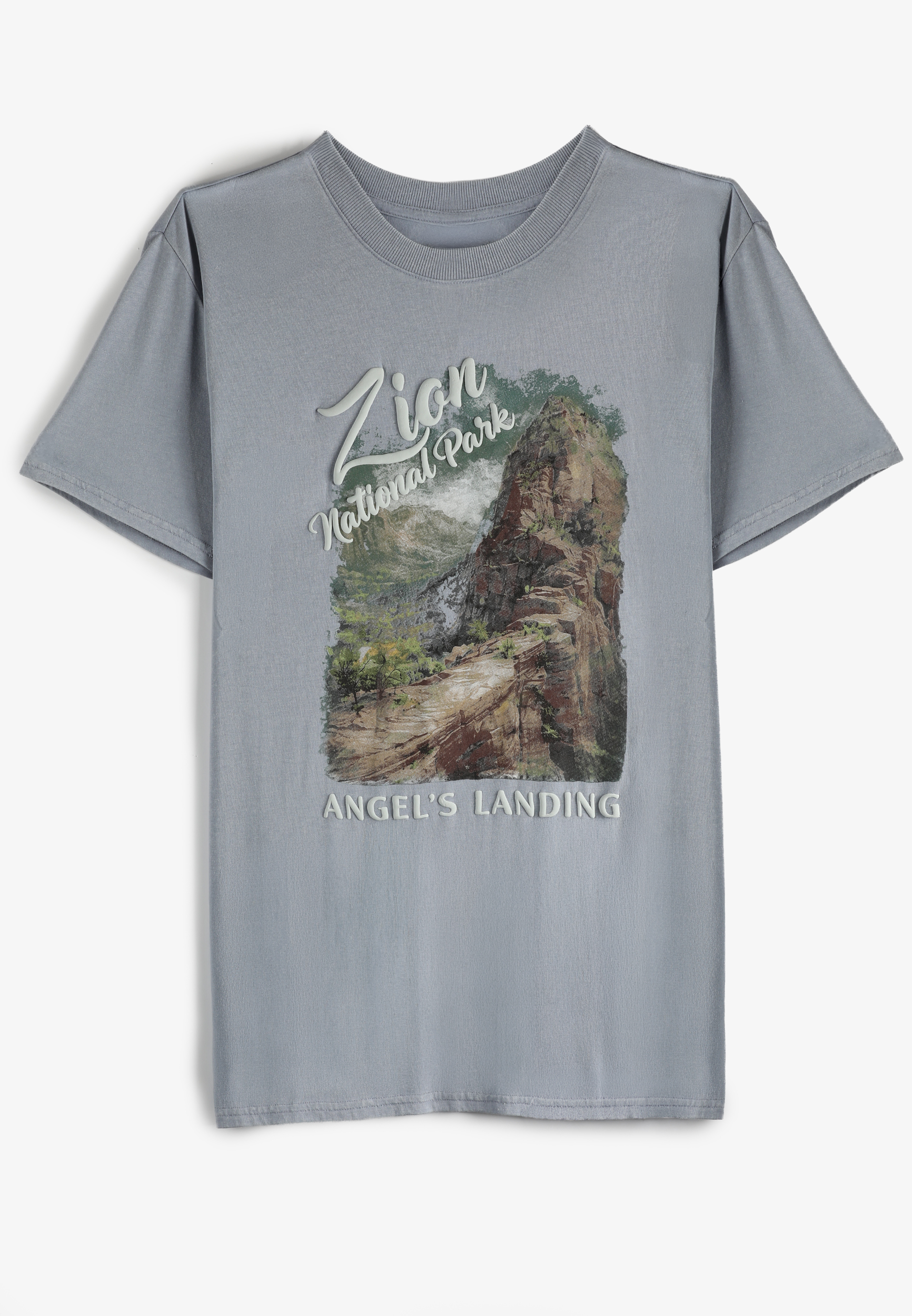 Zion National Park Oversized Fit Graphic Tee