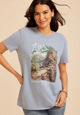 Zion National Park Oversized Fit Graphic Tee, C4199, small