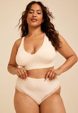 Micro Modal Lace Trim Bikini Panty, C8232, small