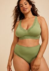 Micro Modal Lace Trim Bikini Panty, C9012, small