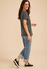 Game Day Embroidered Football Classic Fit Graphic Tee, C106, small