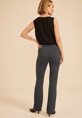 High Rise Tab Pocket Bengaline Bootcut Pant, C3017, small