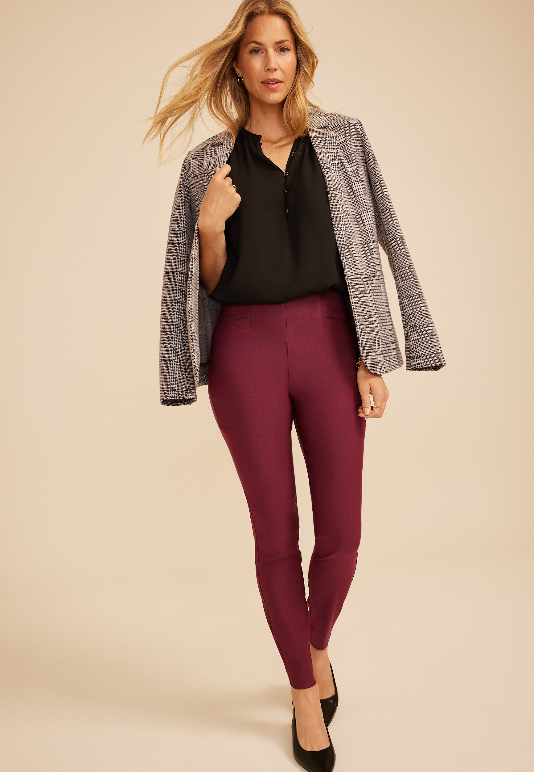 Bengaline High Rise Skinny Pant, C7923, large