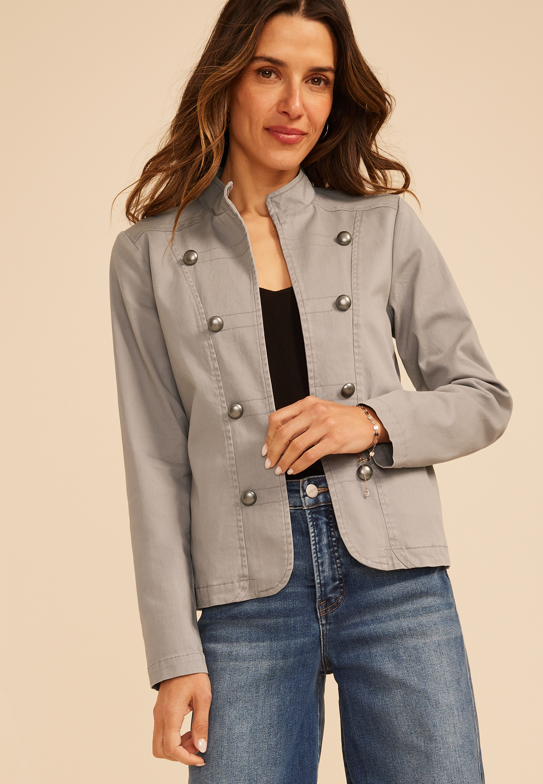 Military Twill Jacket, C6026, large