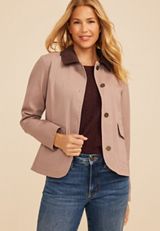 Short Twill Barn Jacket, C286, small