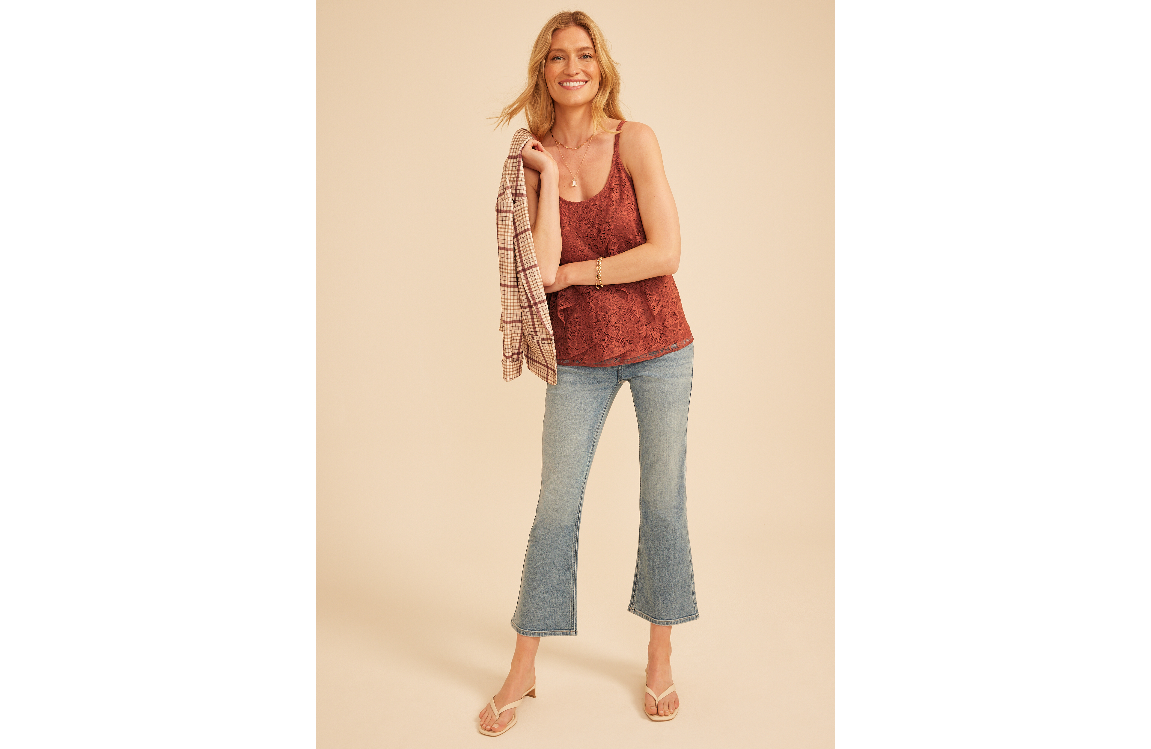 Floral Lace Asymmetrical Layered Tank Top