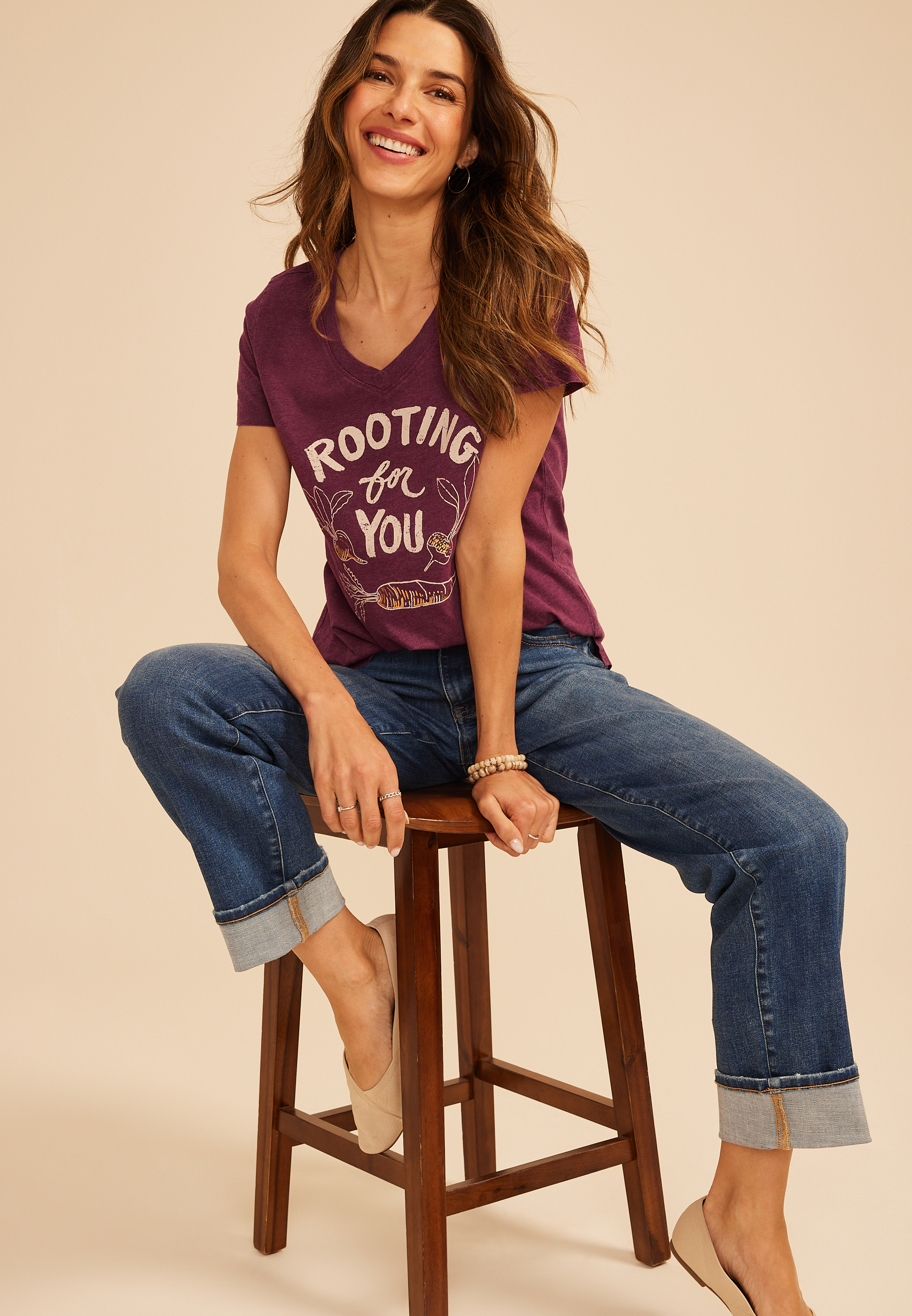 Rooting For You Classic Fit Graphic Tee