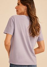 Spooky Bat Print Vintage Fit Graphic Tee, LAVENDER GRAY, small