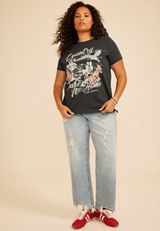 Plus Size Country Roads Take Me Home Classic Fit Graphic Tee, C1876, small