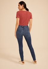 edgely™ High Rise Waist Detail Skinny Jean, C258, small